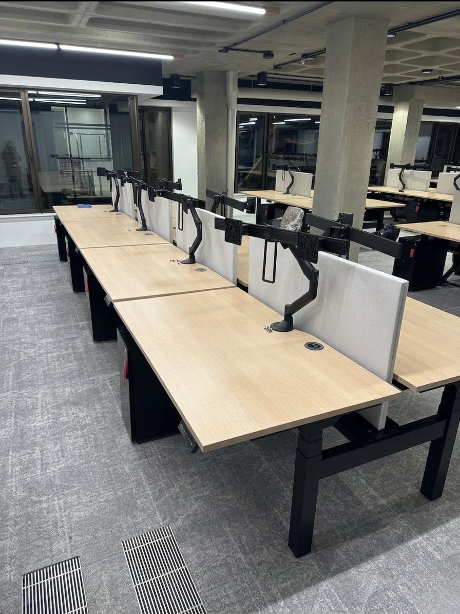 iqworkspace's tweet image. Are we too small for iQ Workspace? The answer is simple: NO. Whether you need 50 workstations or just one chair, we treat every project with the same care no matter the size, your workspace matters. No project is too small to discuss. DM us today to chat more. 
#FutureOfWork