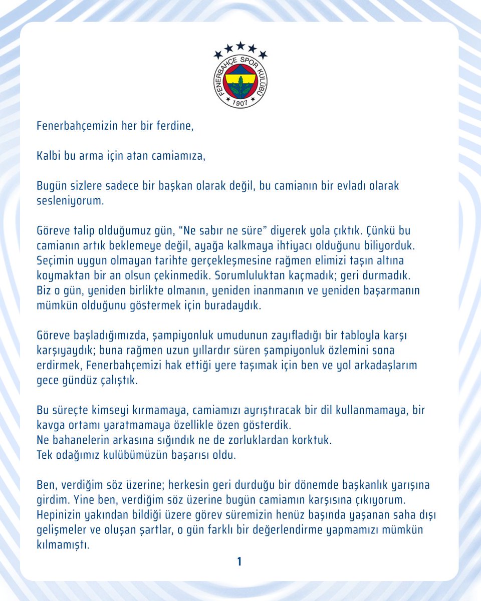 Fenerbahçe SK tweet media