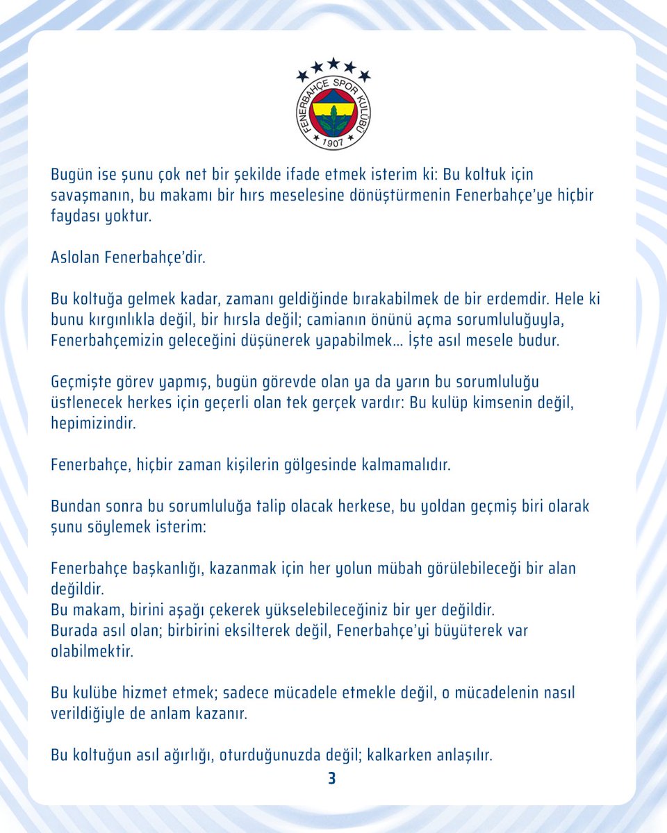 Fenerbahçe SK tweet media