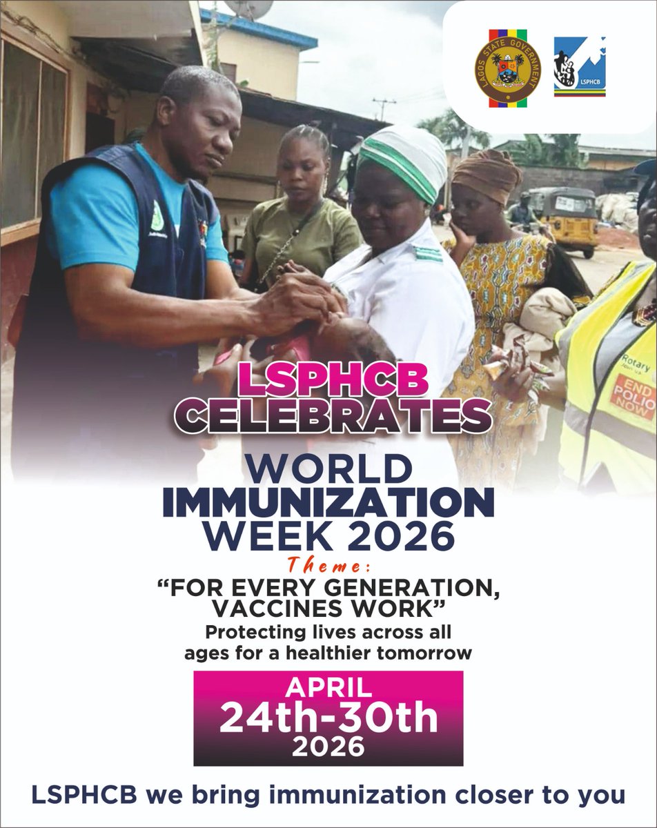LagosPHCB's tweet photo. #immunizationweek
#lagosphcb #lagosisworking
#agreaterlagosrising
@ProfAkinAbayomi
@gbenga_omo
@kemskis
@Ibrahim2572
@followlasg https://t.co/oZfLkt67gZ
