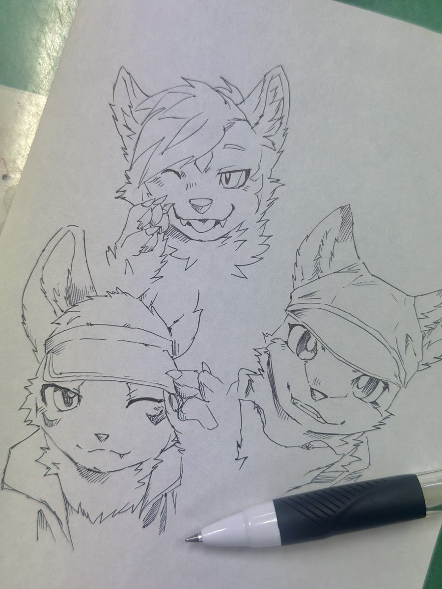 休憩中に会いたい子を描いた 