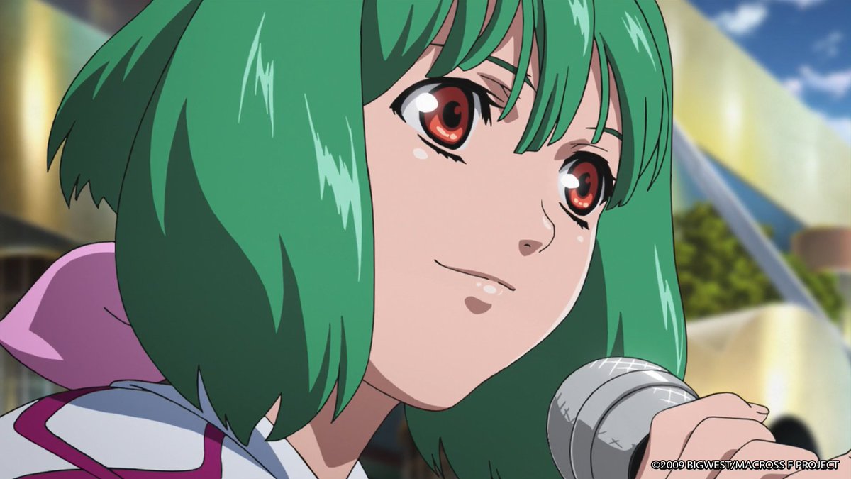 Today, April 29, is the birthday of the Super Dimensional Cinderella, Ranka Lee!

"Hold me tight! To the ends of the galaxy!"

Happy Birthday, Ranka!

#MacrossFrontier #Macross