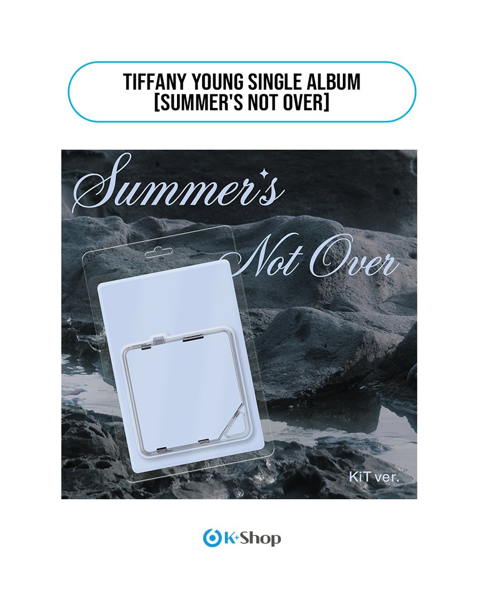 sixkshop's tweet photo. 💖TIFFANY YOUNG (Girls' Generation) Single Album – [Summer's Not Over] 

RELEASED DATE: MAY 20, 2026

🛒https://t.co/lCRizjkp4O

#TIFFANY #TIFFANYYOUNG #GirlsGeneration #티파니 #티파니영 #소녀시대 #SONE #소원 #KPOP #KpopAlbum #KpopMerchandise #KpopMagazine #Photobook https://t.co/VVltBTUeOM
