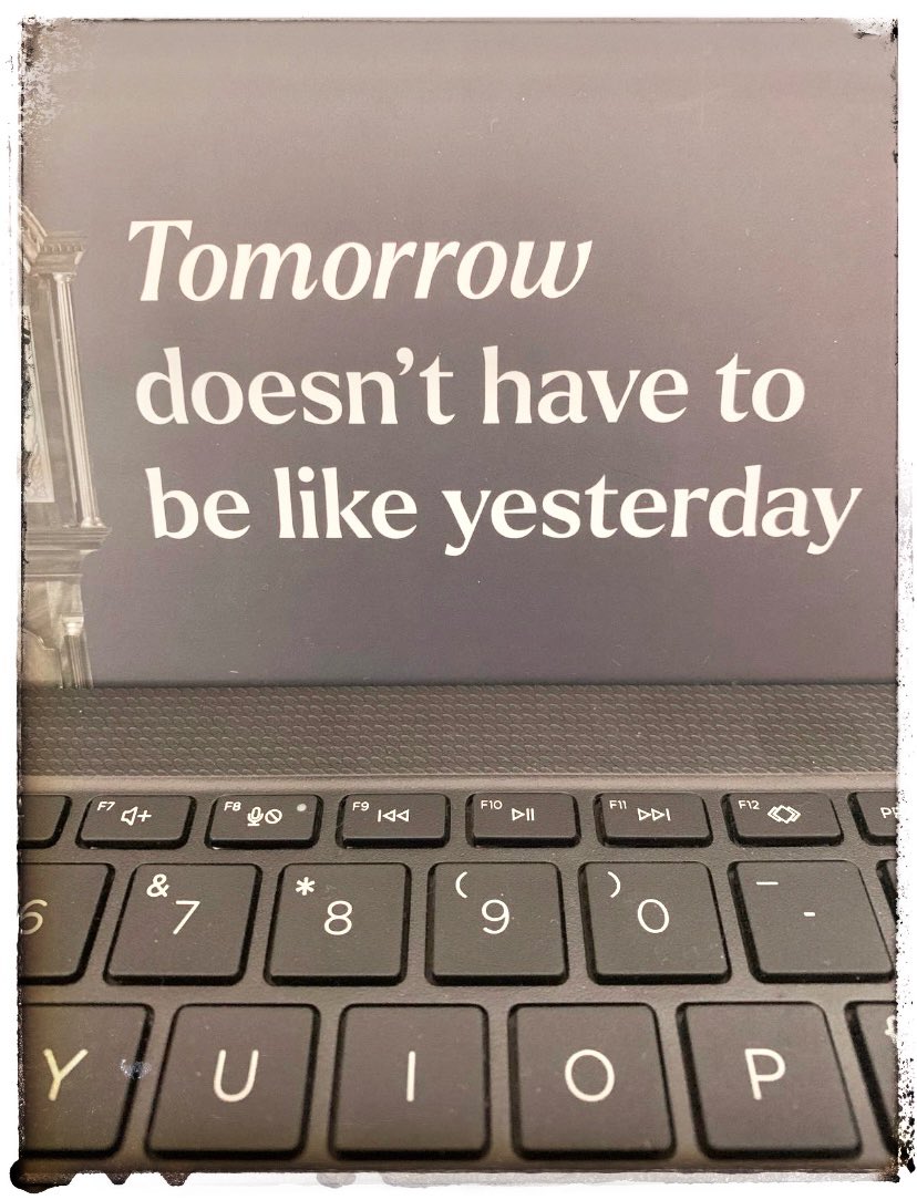 gordonruthwadey's tweet image. Tomorrow doesn’t have to be like yesterday. 

#tomorrowisanewday #notlikeyesterday #newbeginnings