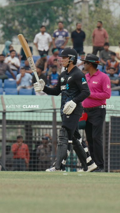 A maiden T20I half-century for Katene Clarke 💥