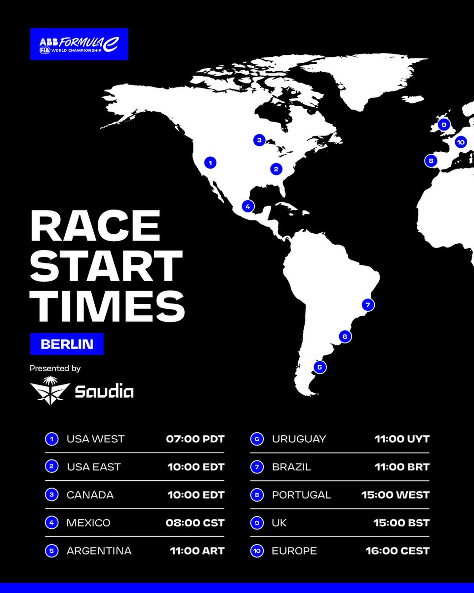 Formula E tweet media