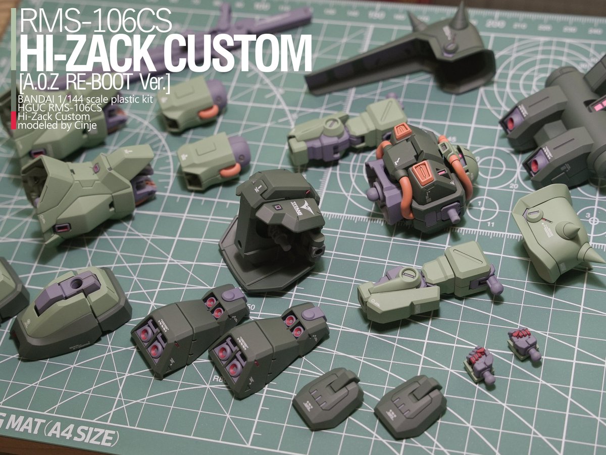 astrayqcinje's tweet photo. HGUC HI-ZACK CUSTOM
[A．O．Z． RE-BOOT Ver．]
part1
#HGUC
#Hizack
#AOZ https://t.co/gLu8lRiEeX