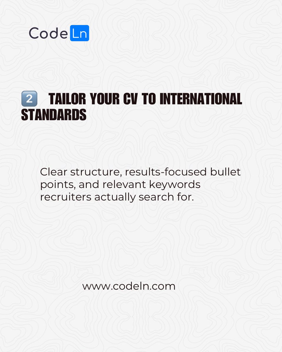 Codeln_spaces's tweet photo. You’re skilled… but so is everyone else.

In a global tech market, skill alone isn’t enough.
Positioning is everything.

Here’s how to stand out and get noticed 👇🏽
Follow for more real, practical tech advice https://t.co/hH37DTGgsF