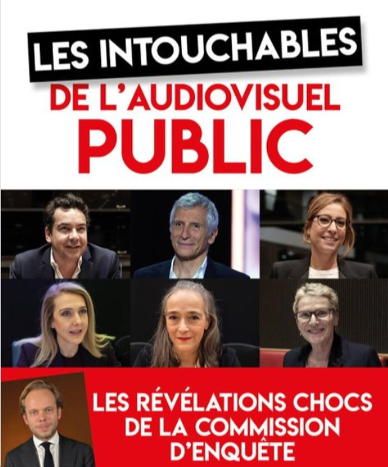 ThCastioni's tweet photo. #Intouchables de l'#AudioVisuel ?
Plus pour longtemps grâce à l'intégrité et la pugnacité de Charles #Alloncle @CHAlloncle https://t.co/9U2Lr635Eu