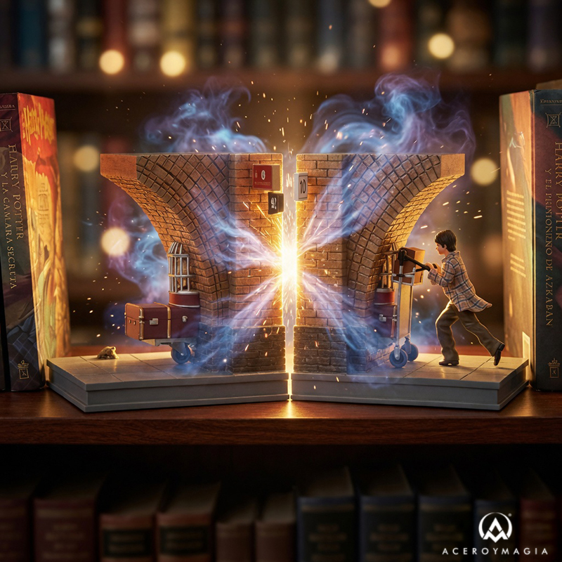 AceroyMagia's tweet image. Tu estantería no necesita más orden.
Necesita una entrada secreta a Hogwarts.
El Andén 9¾ en versión sujetalibros: funcional, coleccionable y con presencia de vitrina.

Cruza el muro aquí: aceroymagia.com/figuras-cartoo…

#aceroymagia #HarryPotter #Hogwarts