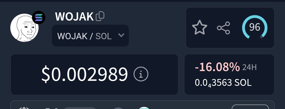 KlausOverThere's tweet image. Bye bye 3M mcap.
#WOJAK #SOL RUG