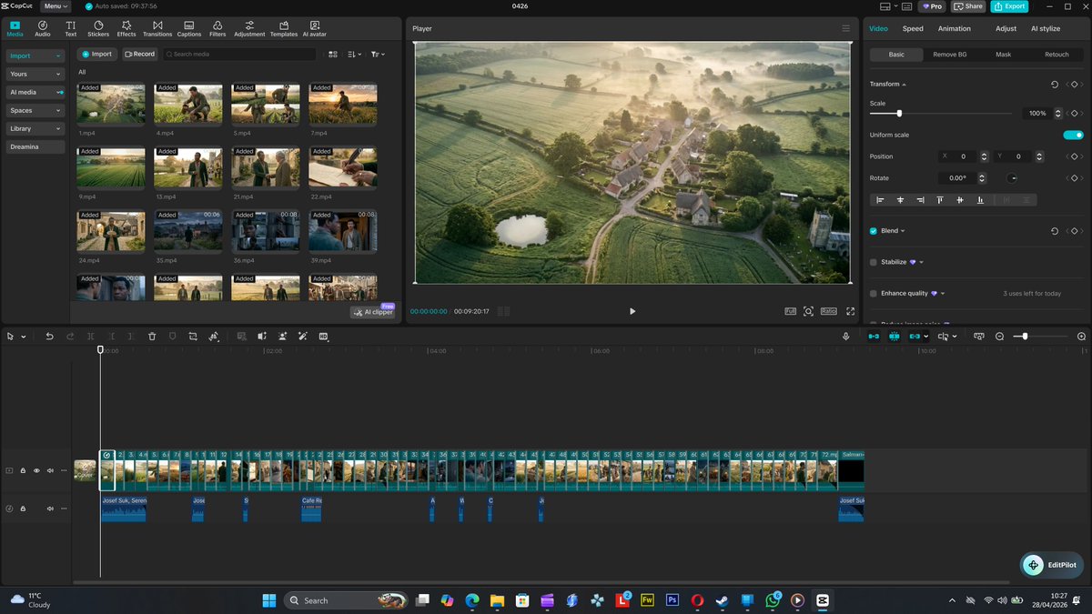 DJone01's tweet image. I'm really impressed by CapCut, it's such a useful video editor 🎞️.

It's great editing tool for amateurs and professionals alike.

#ByteDance #CapCut #VideoEditor