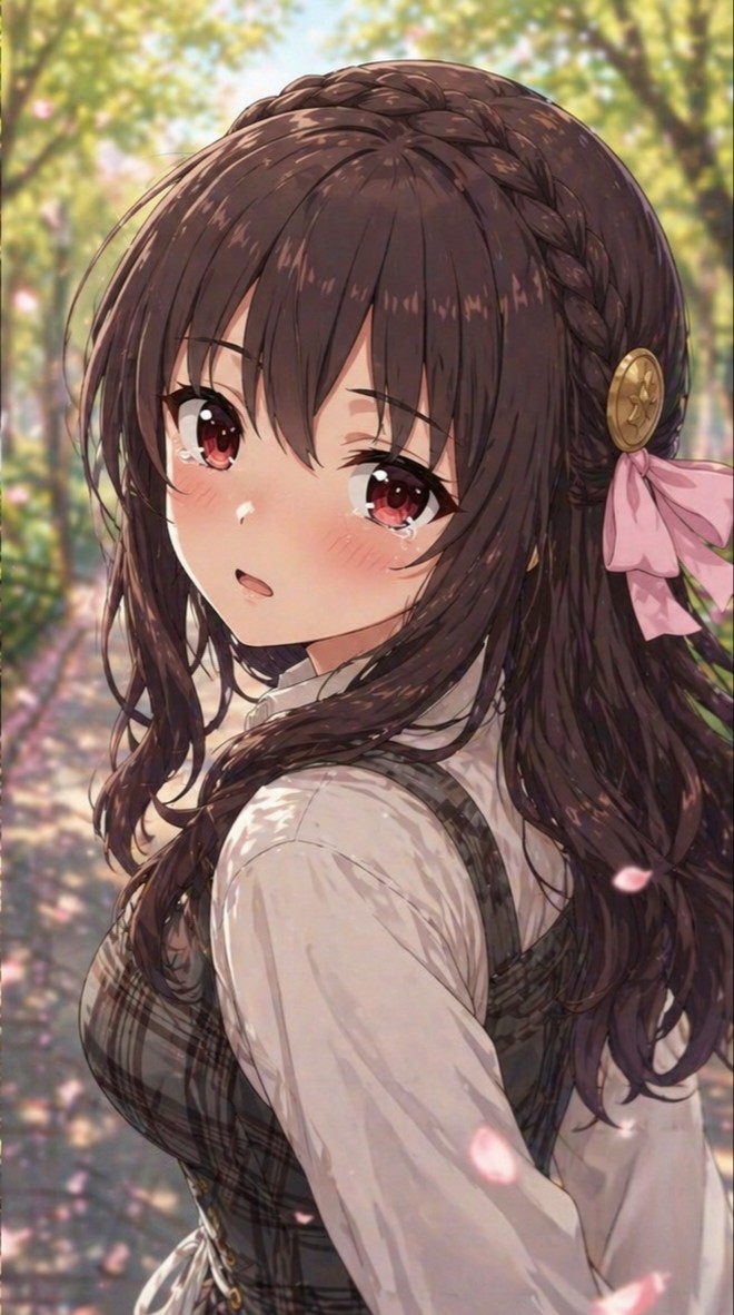 桜の花も散り、葉桜へと変わりちょっぴりセンチメンタルな気分のゆんゆんです。慰めてあげてください。
#このすば　#konosuba