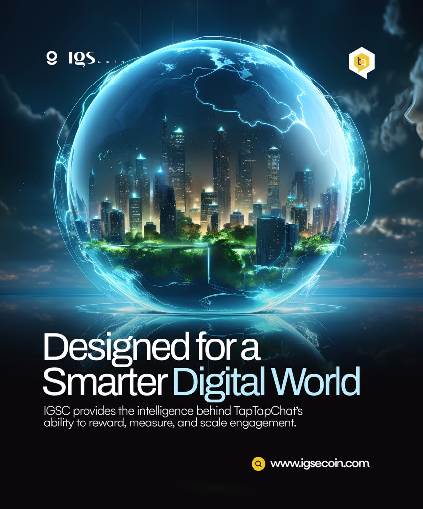 IgseCoin's tweet photo. TapTapChat gets smarter with IGSC — rewarding your engagement, measuring your impact, and scaling your value.
#IGSC #TapTapChat #TechInnovation #Web3Social #SmarterDigitalWorld https://t.co/rG0oIY41hy