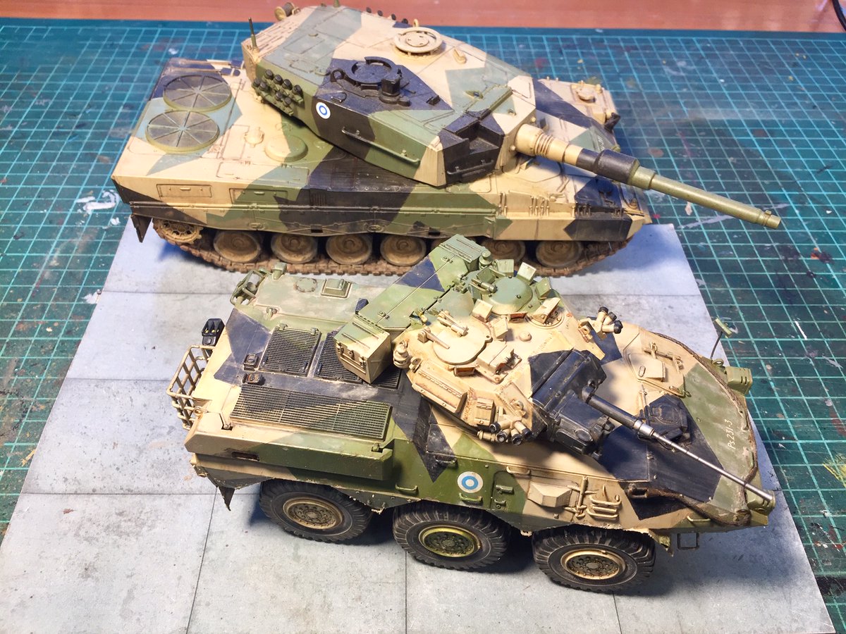 And I have to team them up of course, my Finnish desert patrol 😁😉