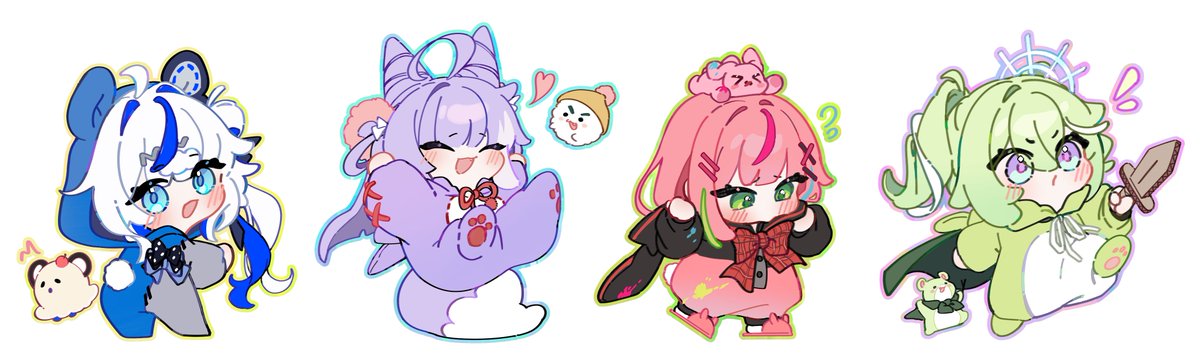 #kumorinart #shibuki_art #Nanart_ #riko_art
클리셰 동물잠옷
기본의상에 있는 요소랑 동물잠옷이랑 섞어 봤어요