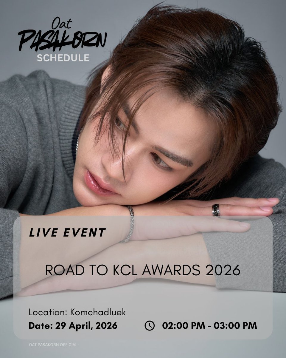 Oat Pasakorn Official tweet media