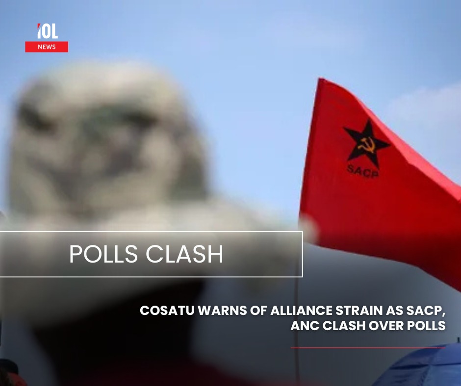 IOL's tweet image. The Congress of South African Trade Unions says it is worried about rising tensions between the African National Congress and the South African Communist Party, following the SACP’s intention to contest elections independently.
#Politics #ANC #SACP #COSATU #Elections