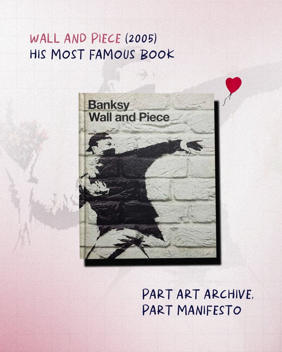SharjahBookAuth's tweet image. But Banksy isn’t just about walls. He is also an author, documenting his early work and ideas in books like Banging Your Head Against a Brick Wall and the iconic Wall and Piece.

Which of his works inspires you the most?

#SharjahBookAuthority #SBA⁣ #Sharjah⁣ #UAE