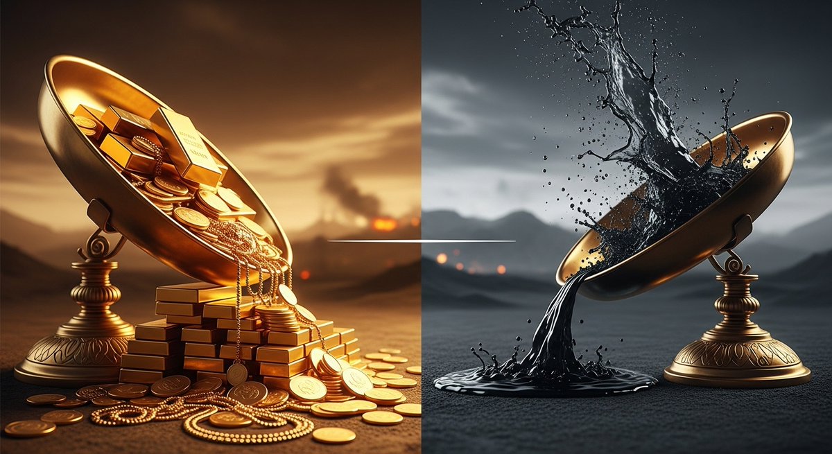 Ole_S_Hansen's tweet image. Oil-led inflation risks, not geopolitics, is driving near-term precious metal weakness, as rising energy prices strengthen the dollar and reinforce a higher-for-longer interest rate outlook #gold #silver #commodities #crudeoil open.substack.com/pub/oleshansen…