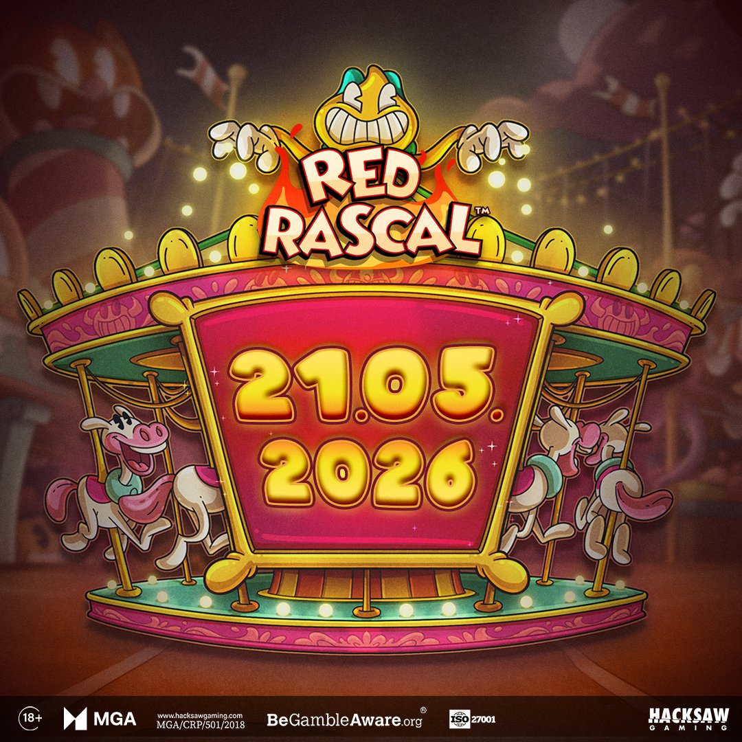 hacksawgaming's tweet image. 😈 Step right up...

Enter the Devil’s Playground 🎪🔥 in Red Rascal - Coming Soon! 

🔞 | Please Gamble Responsibly | BeGambleAware.org
#HacksawGaming #RedRascal #ComingSoon #slots
