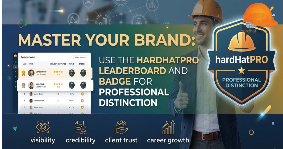 hardhatprof's tweet photo. Transparent Ranking: See where you stand. 🏅 Exclusive Badge: Showcase your professional distinction. 🤝 Total Control: Build trust through mentorship &amp; expert insights.
Don't just work—stand out. 🏆
Join the movement: https://t.co/Tujmp3kfPW https://t.co/1ZnKErPeIK