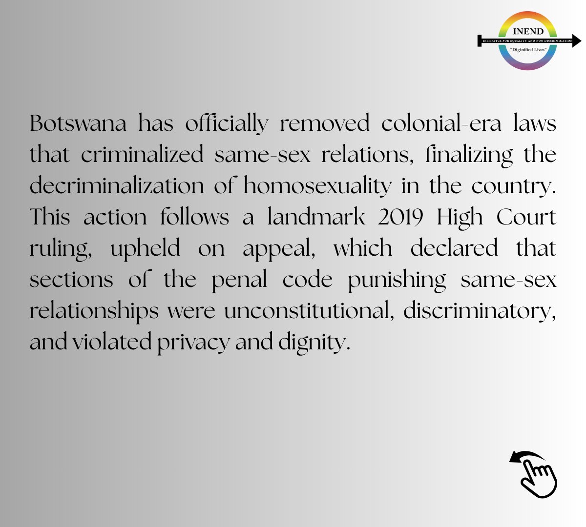 Initiative For Equality & Non Discrimination-INEND tweet media