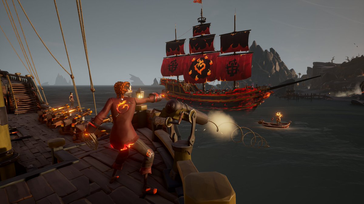 VagosPaliouras7's tweet photo. Get Over Here! (Wait, Wrong Game)💀☠️

Theme : Brawling boats
#SoTShot
@SeaOfThieves
#SeaOfThieves https://t.co/vi4zEwW0Bi