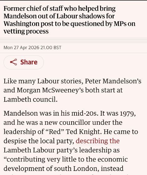 Lambeth Green Party tweet media