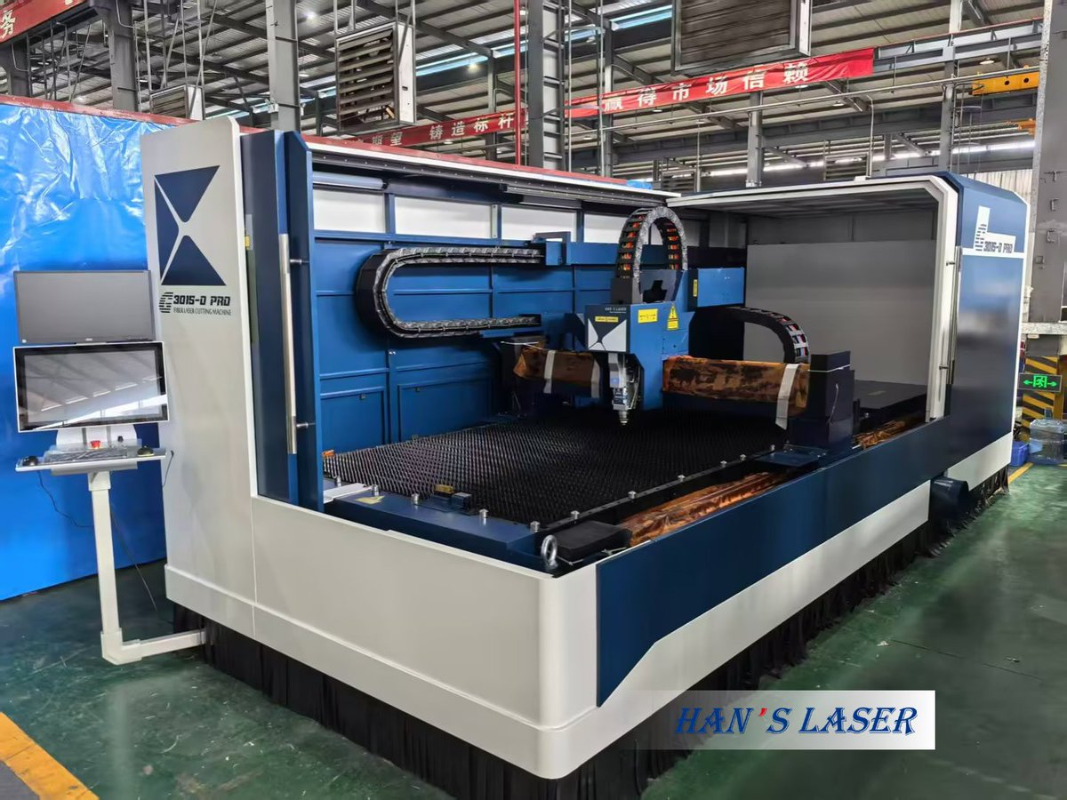 Hans_SME's tweet image. Flexible Layout, Safety &amp;amp; Environmental Compliance
The G3015-O PRO packs enterprise power into a compact design.

📐 High Space Utilization 
📦 Fits 1x40HQ container 
🛡️ Full Enclosed Safety
 🏗️ Dual-side access

Stability in a fraction of the space.

#HansLaser #LaserCutting