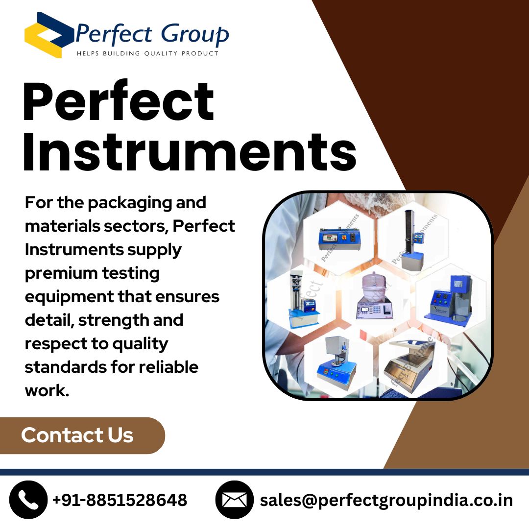 itnse240's tweet image. Perfect Instruments
For the packaging, plastic and material industries, Perfect Instruments is a reliable supplier of advanced testing equipment. 
Visit Us: perfectgroupindia.co.in
#PerfectInstruments #TestingEquipment #QualityTesting #PackagingTesting