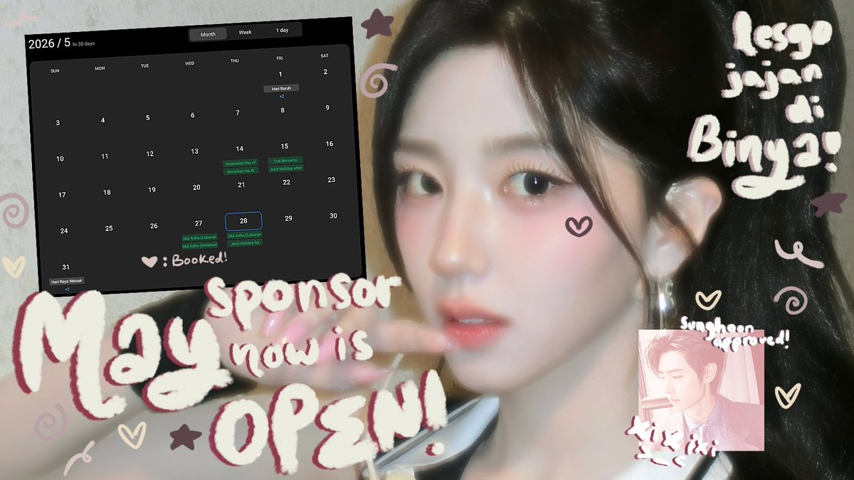 help repOst? thanks a bunch! 🩷

hai tman-tmun, binya opEnk layout by rEqUest daiLy! dan menerima spŌnsorshiP di bulan mEí nanri. bisa cekkie tnc + booking tgl disini t.me/binya_sponship! untuk katalog layout bisa cekkie tweet selanjutnya, let chu go. >__O

t. #bealanja