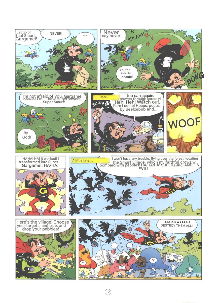 RissieSmurf's tweet photo. Supersmurf vs super Gargamel.
#smurfs #smurfette #brainysmurf #papasmurf #gargamel #azrael #comicbook #vkmedia #nationalsuperheroday #farmersmurf #handysmurf #jokeysmurf #cloclo https://t.co/sbwEw7fj1h