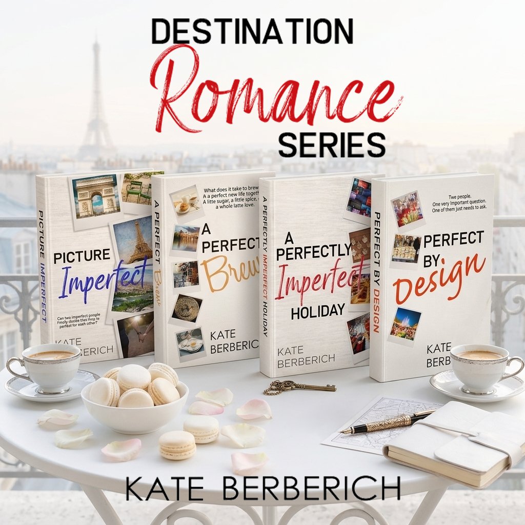 Can two imperfect people finally decide that they're perfect for each other?

#DestinationRomance 
#KateBerberich 

amzn.to/4t3Ame5

Follow the tour HERE for special content and a #giveaway!
silverdaggerbooktours.com/destinationrom…