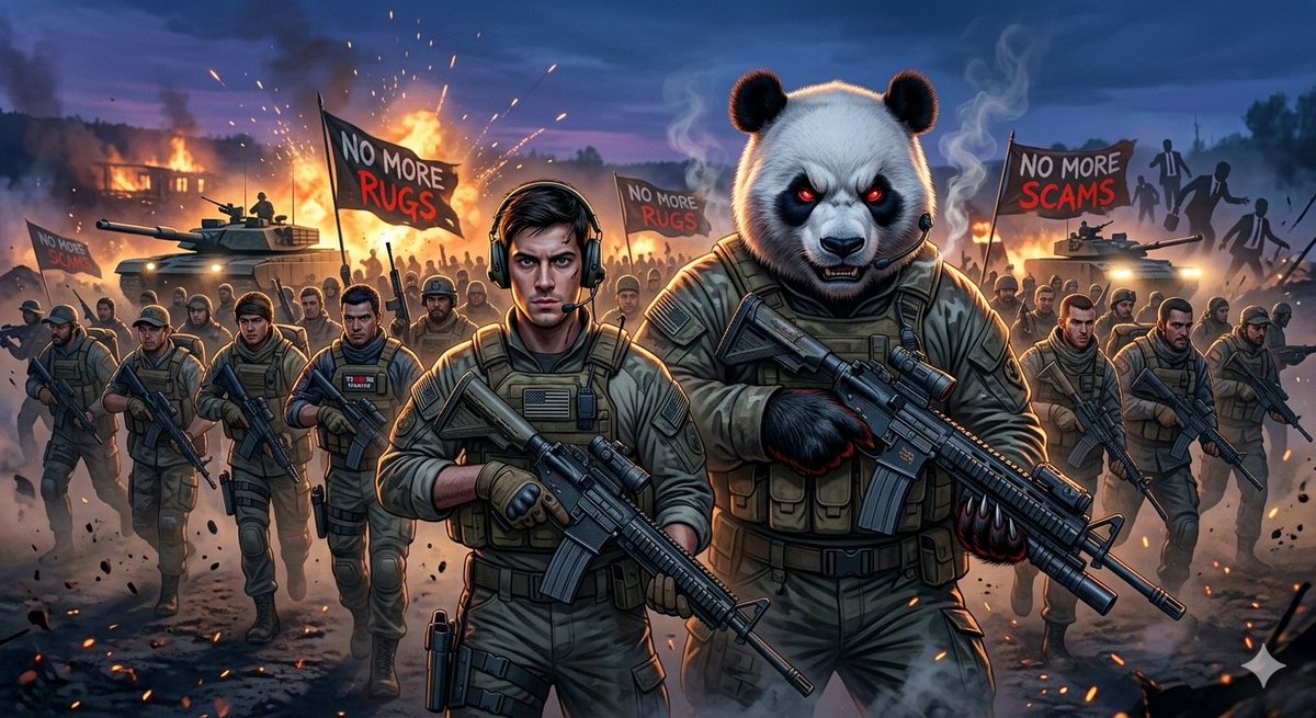 _fw_eddie's tweet photo. He lost it all to rugs and scams…
then the Panda snapped and led the takeover battle.⚔️🔥
$RPANDA is the takeover.
#RPANDAMEME# https://t.co/vtSMPEP28z