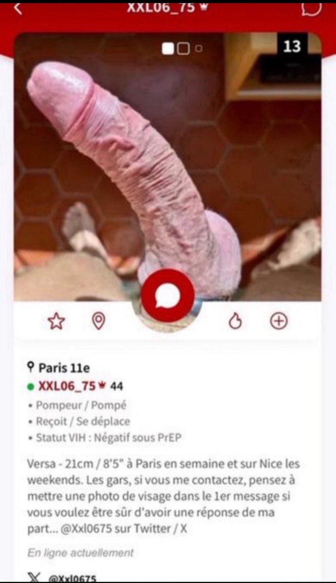 🔞 XXL0675 🔞 5️⃣9️⃣k - 🇫🇷 Paris 🇫🇷 tweet media