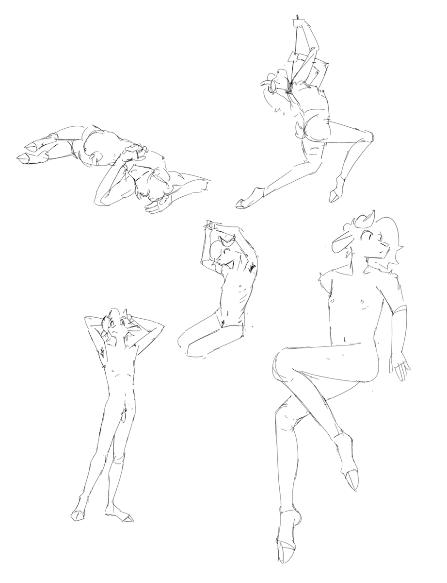 Chevreau_'s tweet photo. figure sketches 1 https://t.co/InAys2CwFF