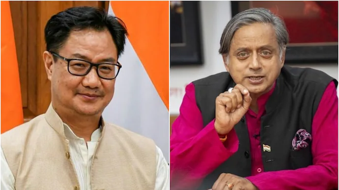 Kiren Rijiju on Tharoor