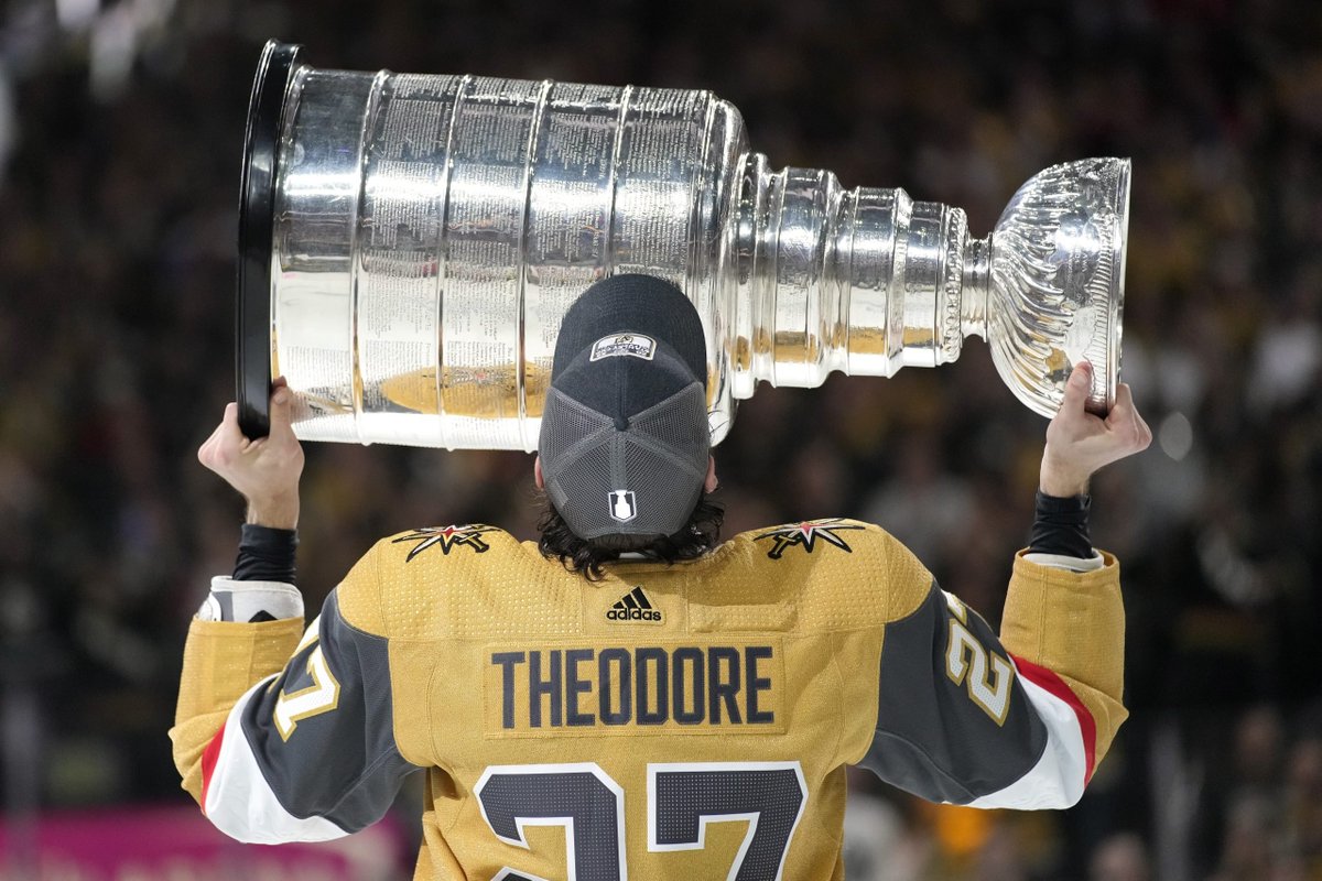 THAT'S STANLEY CUP WINNER SHEA THEODORE FOR YOU

33:34 MINUTES ON THE ICE TONIGHT

HE SENDS THE KNIGHTS BACK TO VEGAS IN A TIED SERIES