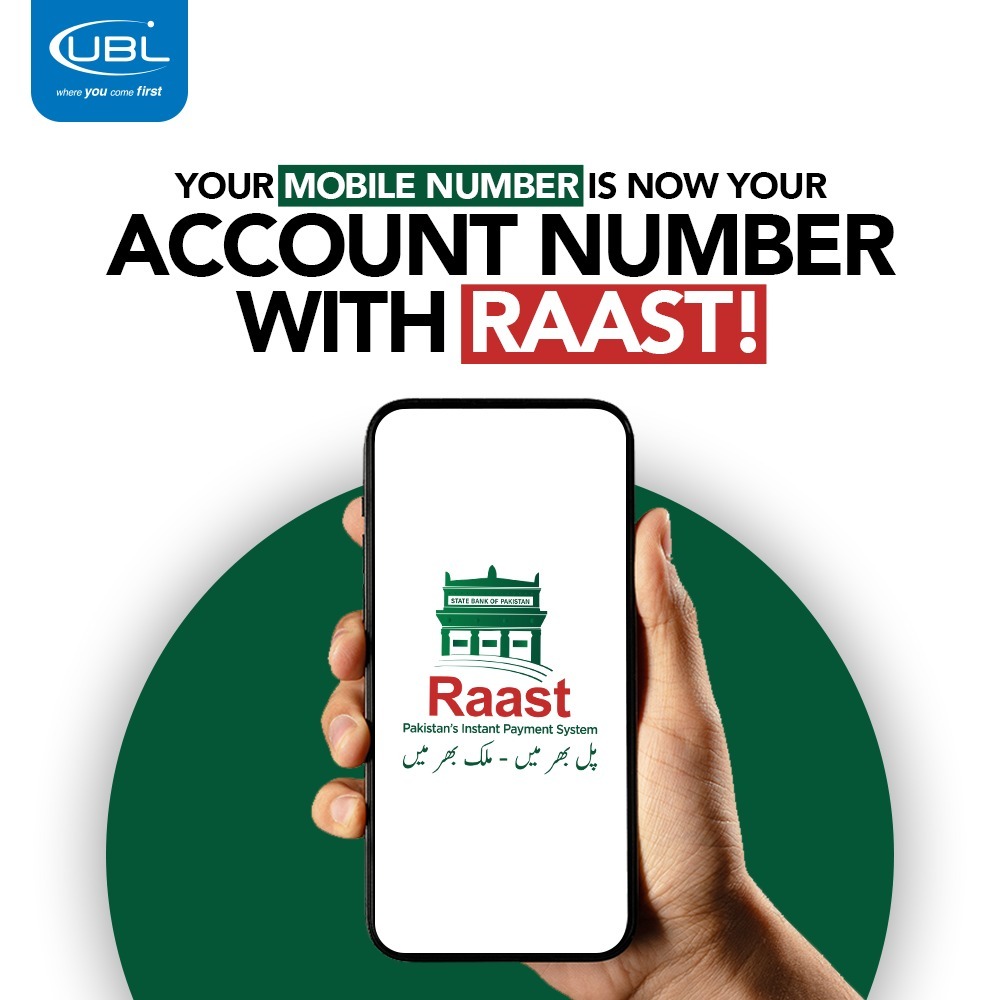 UBLDigital's tweet image. Send and receive money instantly with UBL Raast!

Your mobile number is your account number — making transactions seamless, secure, and hassle-free.

For more details, visit ubldigital.com/Instant-paymen… or call us at (021) 111-825-888.

Complaints: sunwai.sbp.org.pk

#UBL #Raast