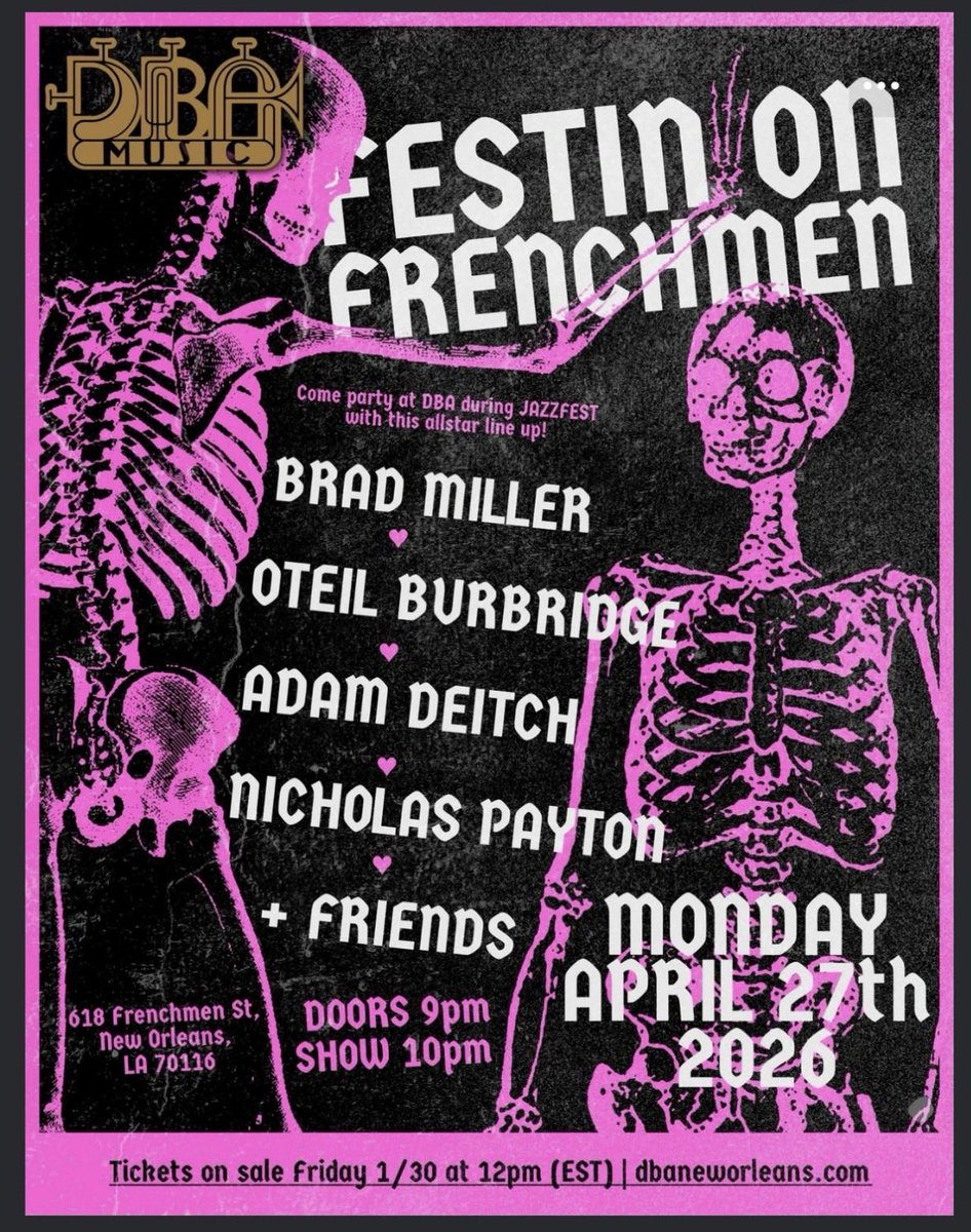 jmccarthy01's tweet image. 🎵@dbaneworleans @OteilBurbridge @RealDeitchBeats #jazzfest #jazz #jam