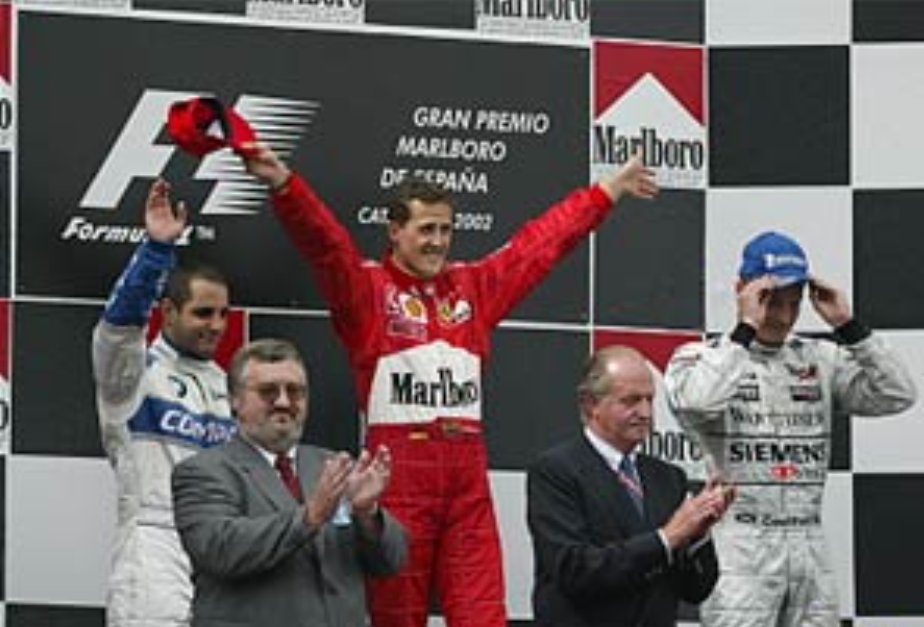 MsportXtra's tweet image. #F1 #OnThisDay, April 28th 2002. An eventful #SpanishGP saw polesitter @schumacher win the race, @jpmontoya taking 2nd, @therealdcf1 3rd and @frentzen_hh taking a point for Arrows-Cosworth. youtube.com/watch?v=HuP3jK… #MsportXtra @UnracedF1 @Circuitcat_eng @alexyoong @AussieGrit