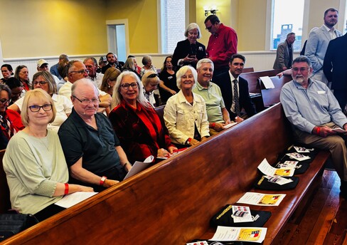 ChathamGOP's tweet photo. The 9th District GOP Convention was held with dignitaries and elected officials attending, along with delegates from Chatham County. Convention speakers included Richard Hudson, Cam Mills, Jason Simmons, NC House and NC Senate representatives, and Craig Collins and Michael Byrne. https://t.co/n8SqYwMAQp
