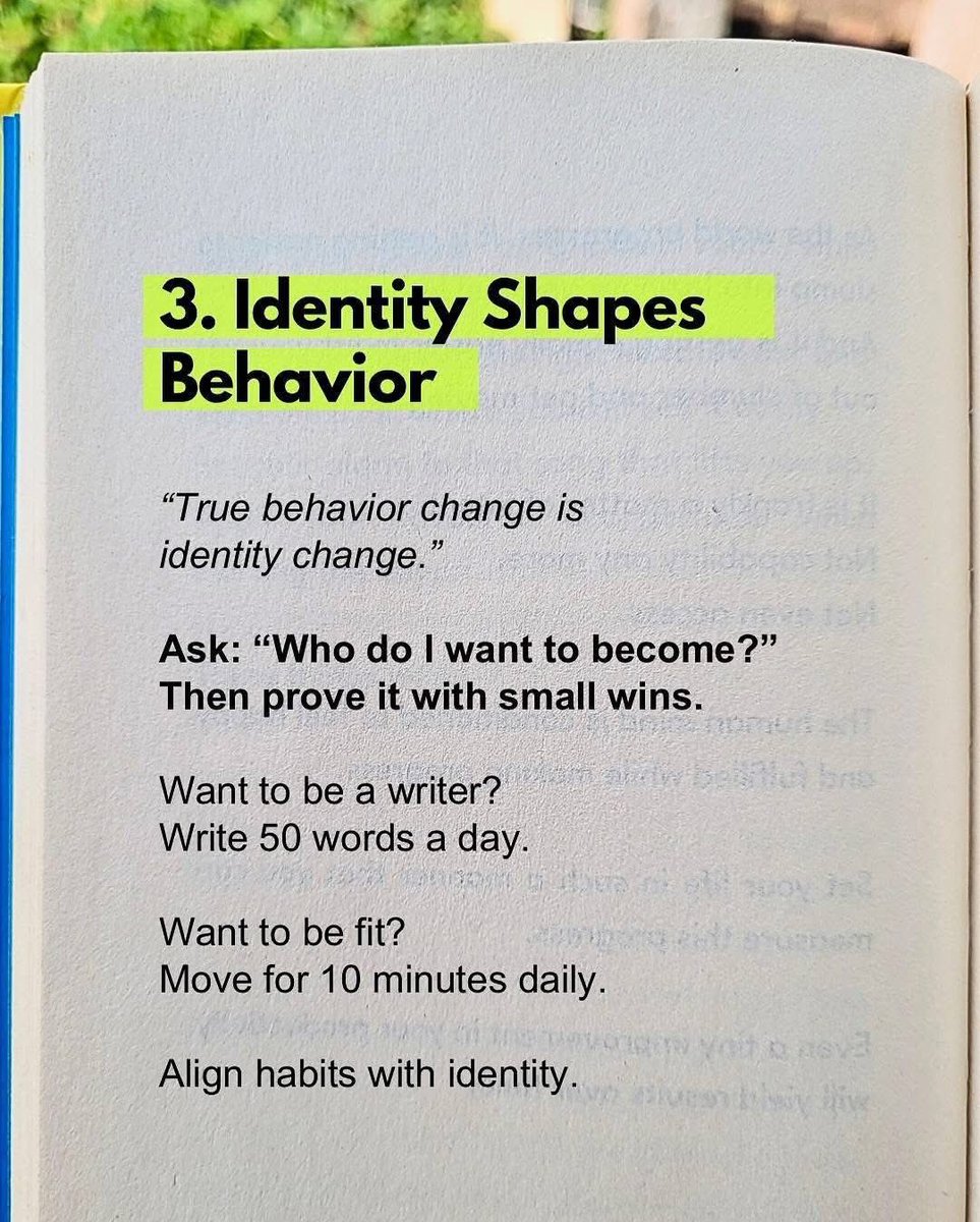 3. Align Habits With Identity.