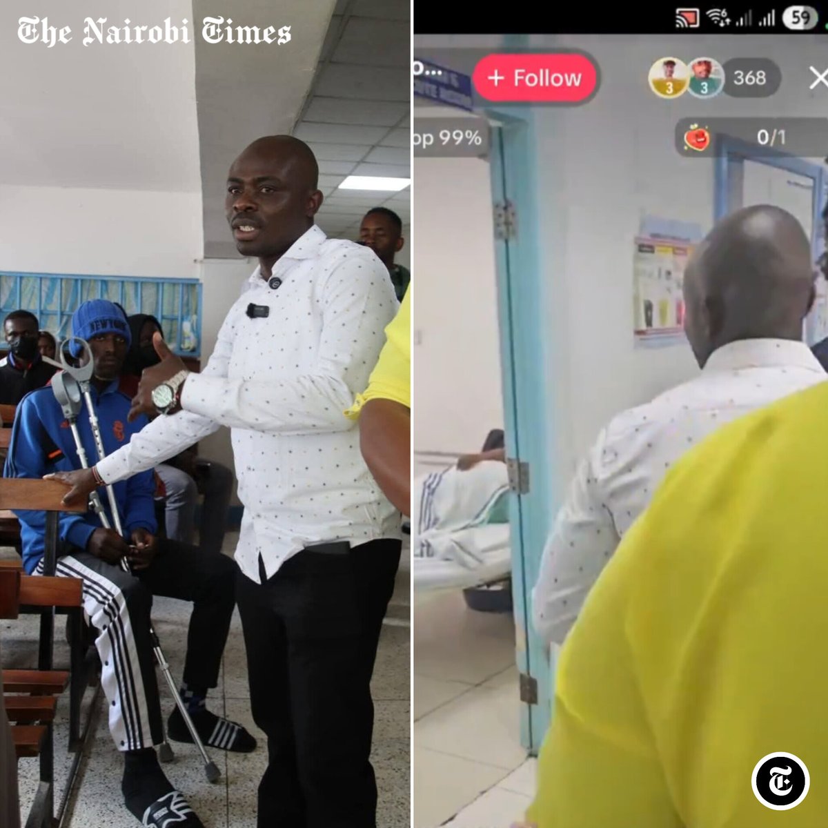 TheNairobiTimez's tweet photo. Public anger has erupted online after Gaucho reportedly went live on TikTok while inside Mama Lucy Kibaki Hospital, with many Kenyans questioning the move and raising serious concerns over patient privacy.

The backlash intensified after claims that part of the livestream was filmed around the maternity wing, sparking criticism over whether patients and families had given consent to be recorded in such a sensitive environment.

Many social media users are arguing that hospitals are spaces that require confidentiality, dignity, and respect, especially in wards handling vulnerable patients.

Video 📽️👇