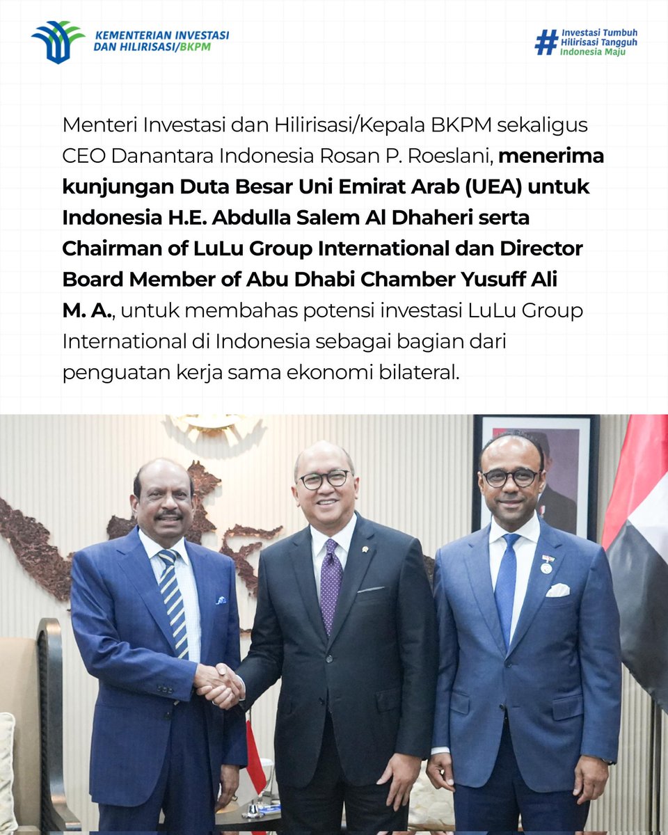 Kementerian Investasi dan Hilirisasi/BKPM tweet media