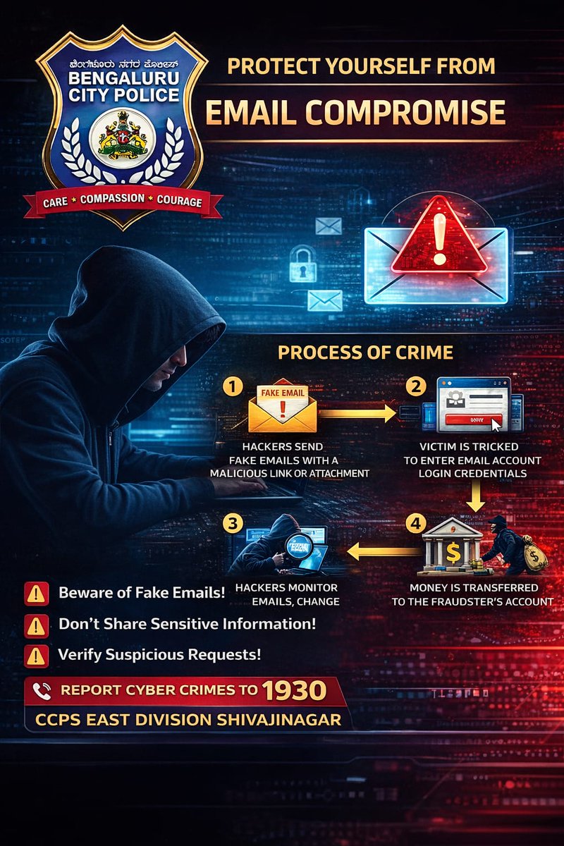 Cyber Police Station East Division Bangalore City tweet media