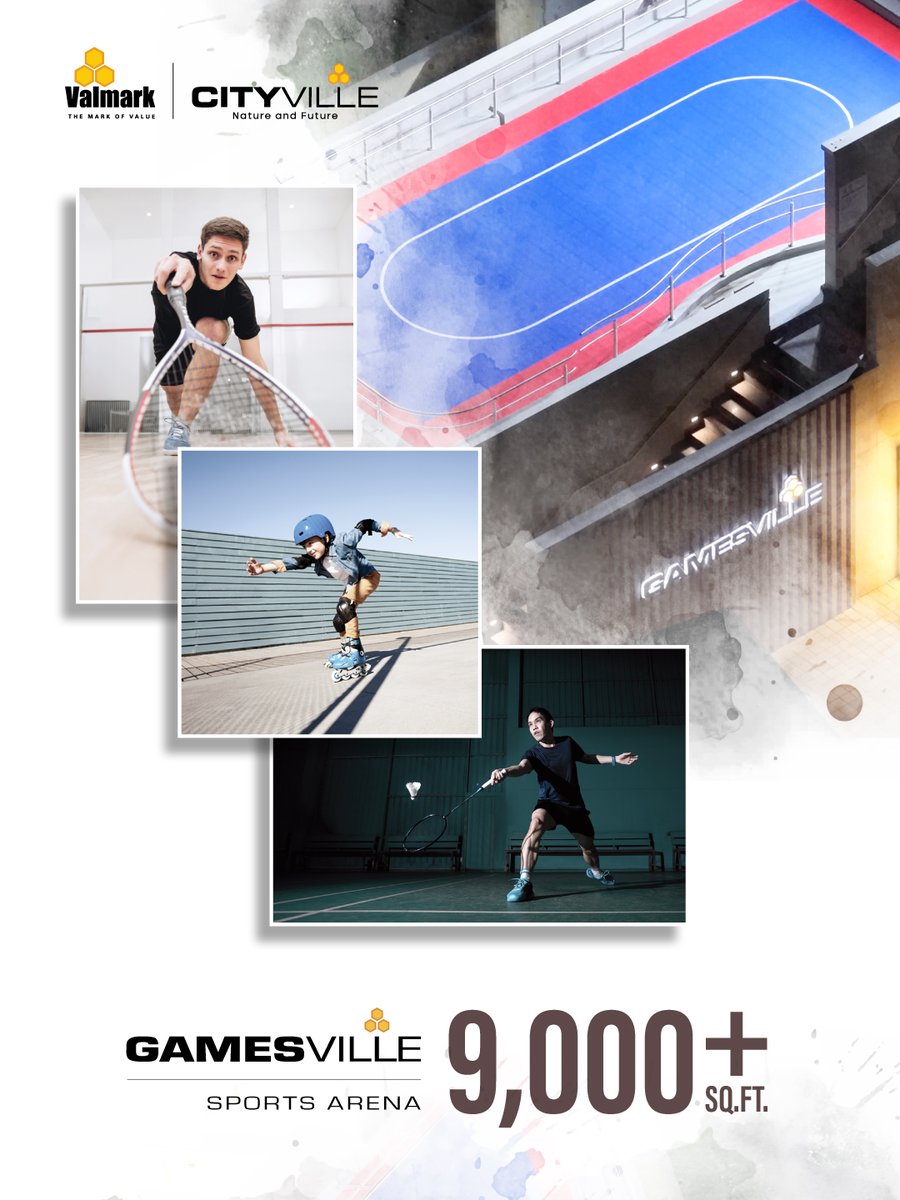 CValmark62574's tweet image. More than just a home, it’s an arena.
🏆 With 9,000+ sq. ft. of sports facilities, CityVille ensures you’re always at the top of your game.

#SportsLife #CityVille #FitnessGoals #Valmark
