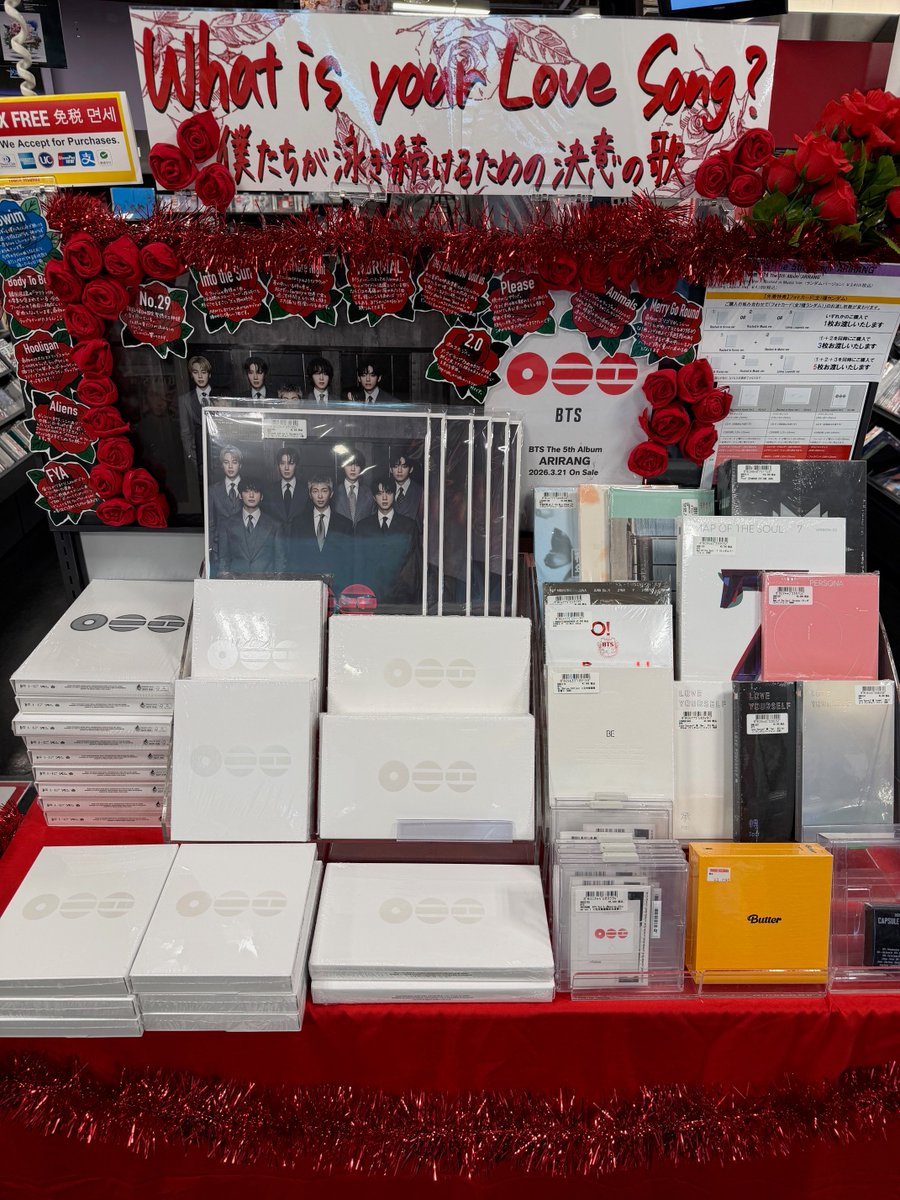 BTS 】 BTS The 5th Album 'ARIRANG' Standard Vinyl Ver.が再入荷