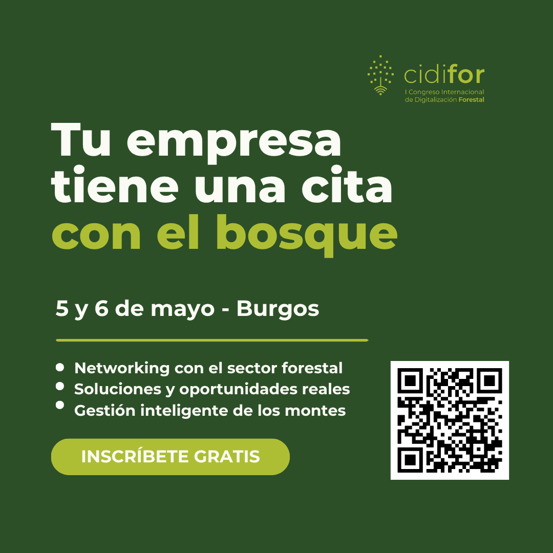 _cidifor's tweet photo. Está a punto de empezar.
En una semana estamos en Burgos.
#Cidifor ya está aquí: dos días para hablar de #digitalización #forestal con el foco donde debe estar… en el territorio.
Si todavía no te has inscrito, este es el momento.
#RetechFOR
https://t.co/ESvtvFendp https://t.co/RL2XPidVR3